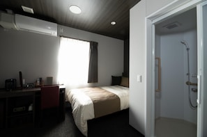 Barrier-free Room, Non Smoking | Bathroom | Free toiletries, hair dryer, slippers, bidet