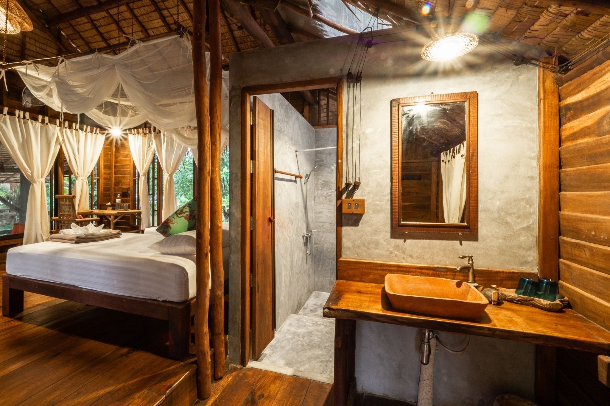 Wooden Bungalow | Bathroom sink