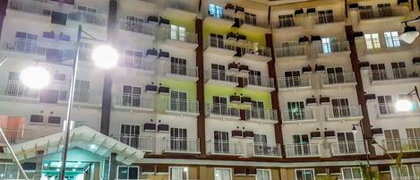 Front of property – evening/night