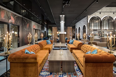 Sala de estar en el lobby