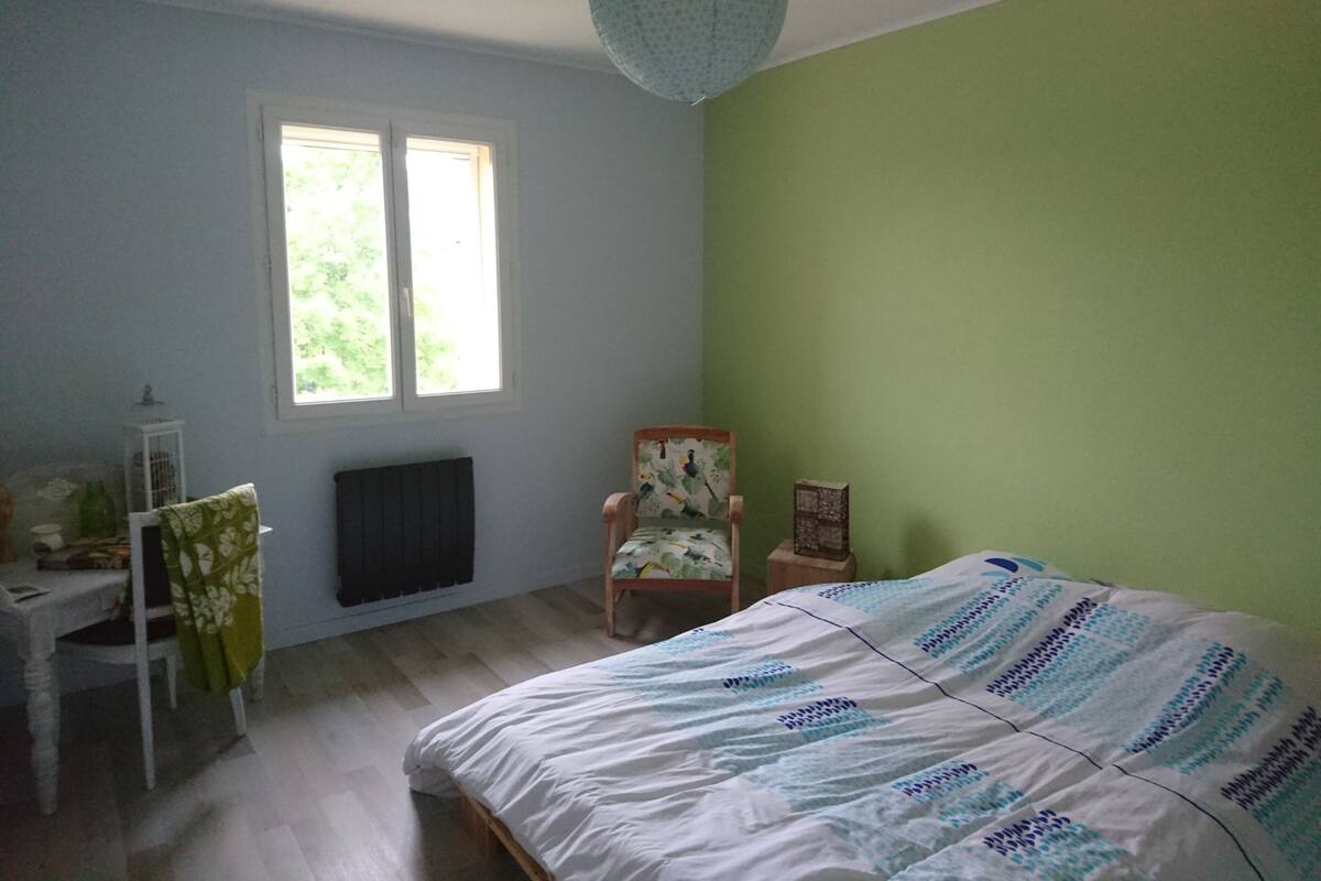 Individually decorated, individually furnished, iron/ironing board