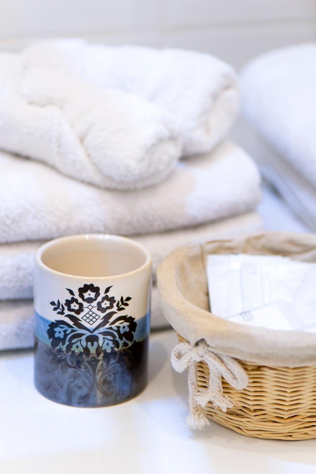 romantic studio suite | bathroom | free toiletries, hair dryer, towels, soap