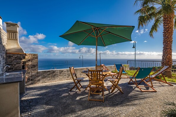Villa, 3 Bedrooms, Patio, Sea View | Sun deck