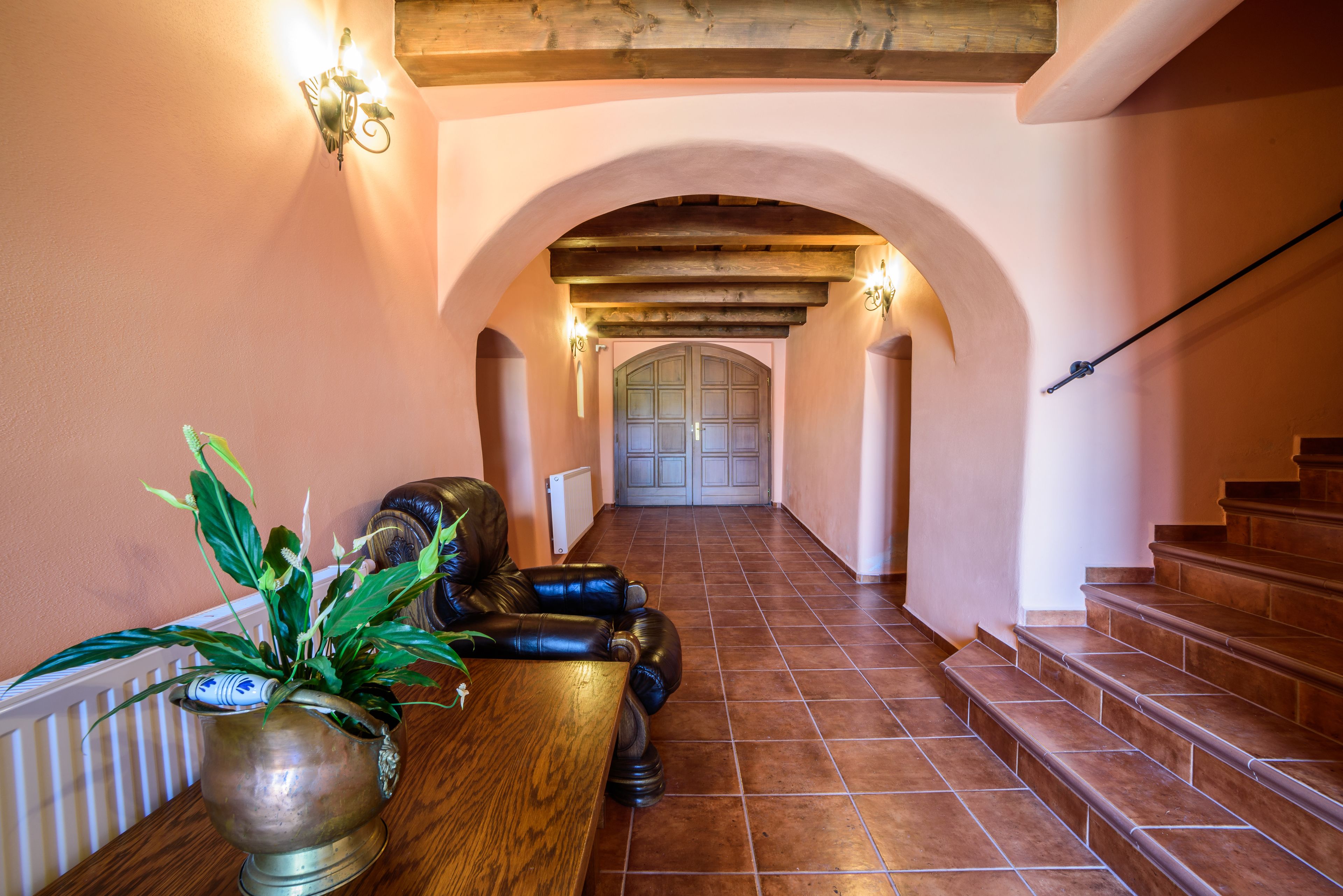 Interior entrance
