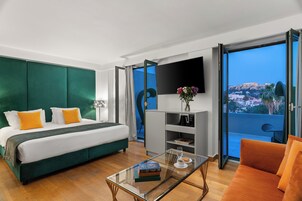 이그제큐티브 스위트 (Acropolis View) | 저자극성 침구, 미니바, 객실 내 금고, 책상