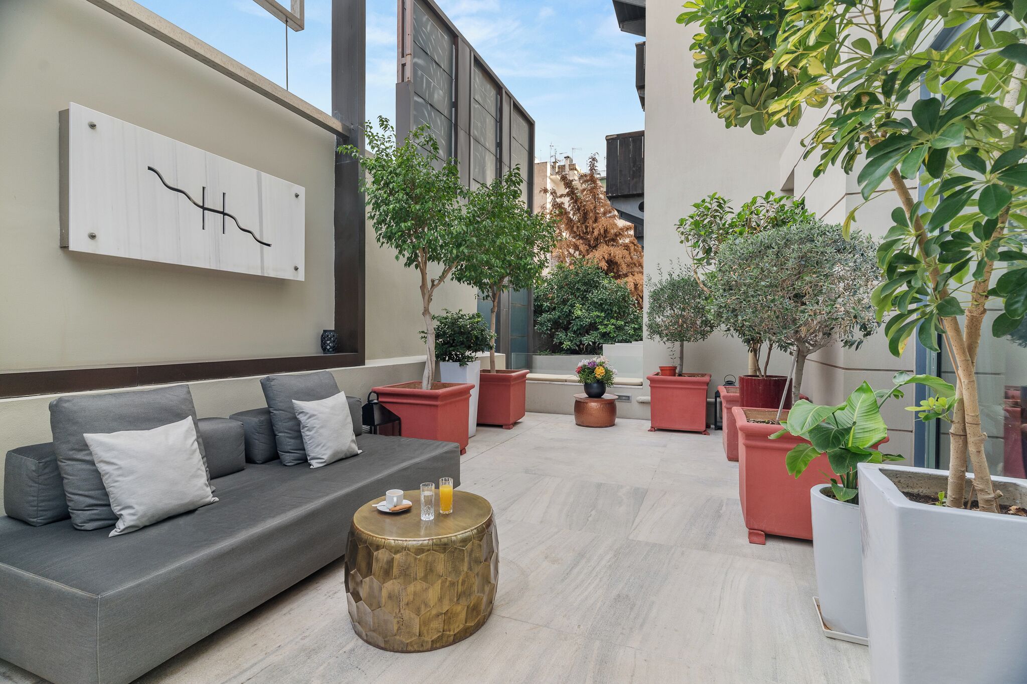 Àrea amb seients del vestíbul