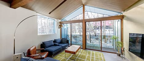 Chalet Luxe, 3 chambres | Coin séjour