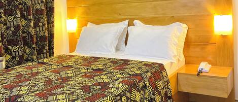 Deluxe Double Room | Blackout drapes, iron/ironing board, free WiFi, bed sheets