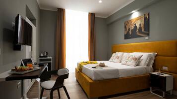 Minibar, skrivbord, ljudisolering och gratis wi-fi
