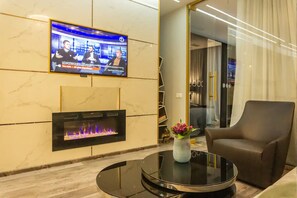 商务公寓 | 起居区 | 液晶电视