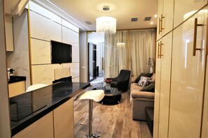 商务公寓 | 起居区 | 液晶电视