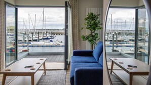 Premium Apartment | Living area | TV, streaming services - The Salt Lodge (Troon)