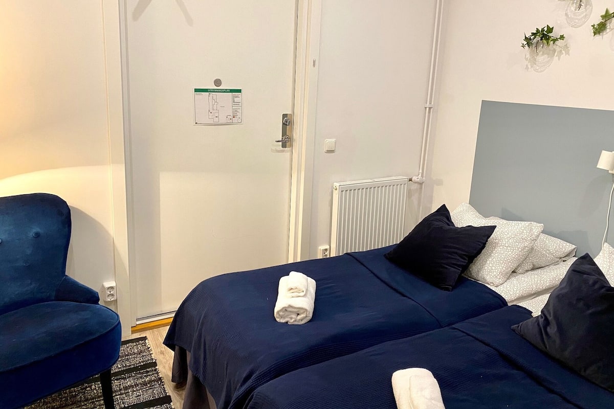 Basic Oda (4) | Ütü/ütü masası, ücretsiz kablosuz İnternet, çarşaf takımı