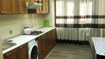 Apartment | Iron/ironing board, rollaway beds, free WiFi