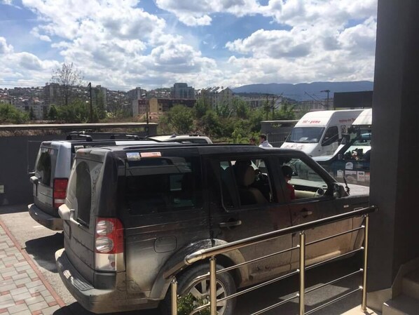 Free self parking, free valet parking