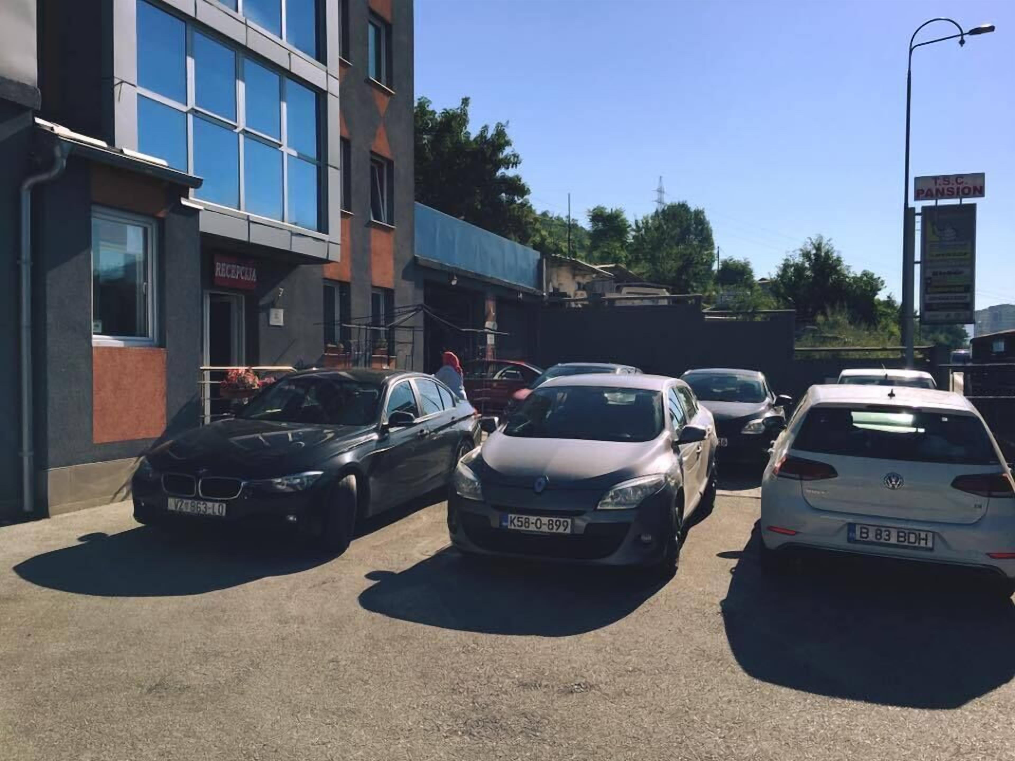 Free self-parking, free valet parking