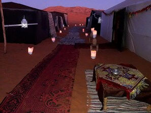 Aussenbereich für Bankette