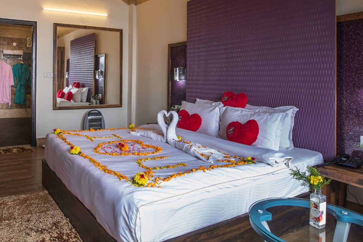 Honeymoon suite | Een kluis op de kamer, een laptopwerkplek, gratis wifi, beddengoed