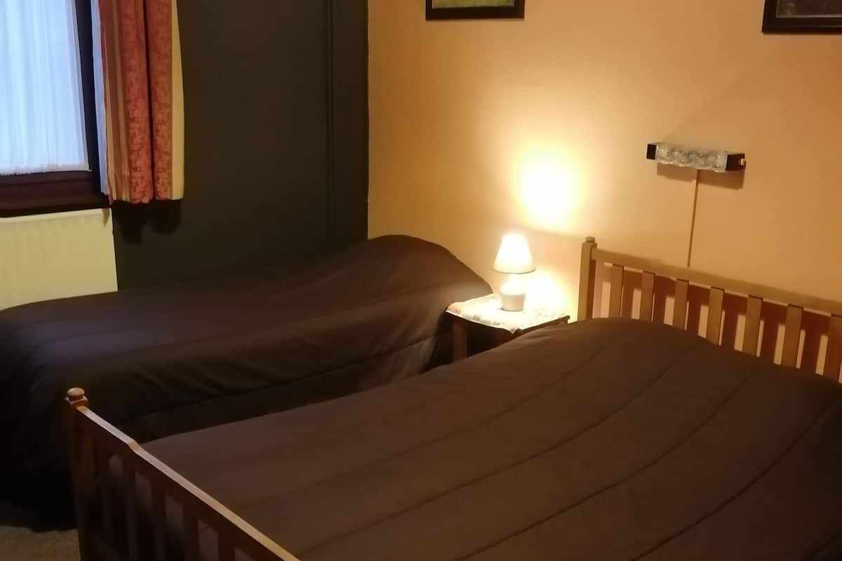 blackout curtains, soundproofing, iron/ironing board, free wifi