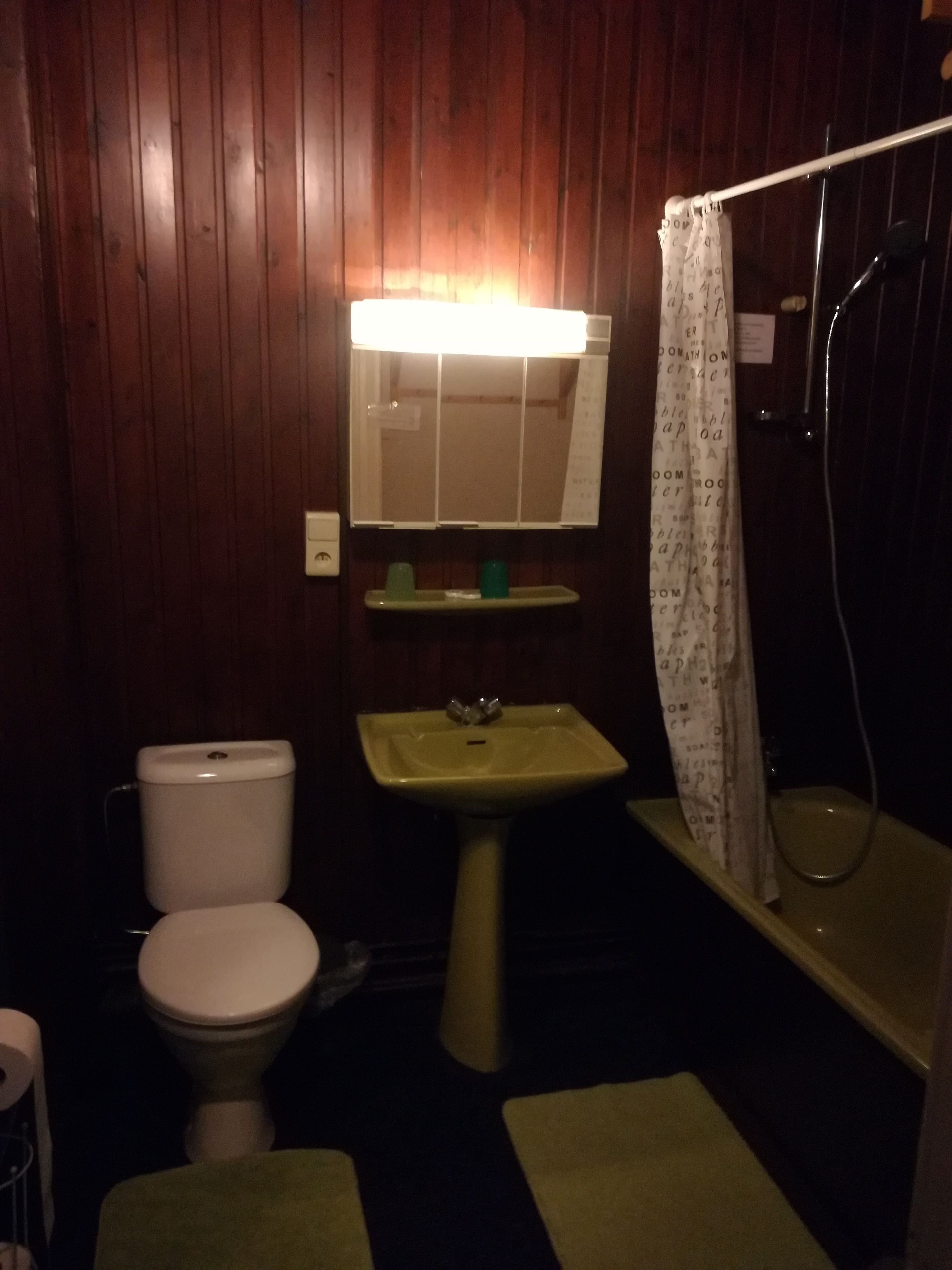 family room | bathroom | free toiletries, hair dryer, towels