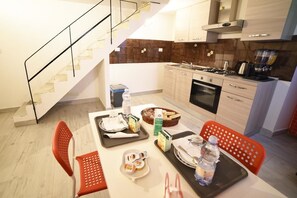 Daily self-service breakfast (EUR 5 per person)