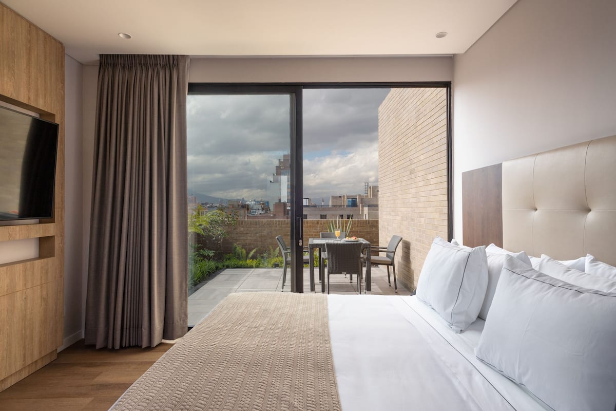 superior penthouse | 1 bedroom, egyptian cotton sheets, premium bedding, down duvets