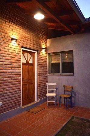 Front of property – evening/night