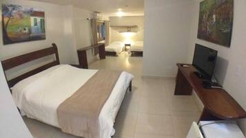 Soundproofing, free WiFi, bed sheets