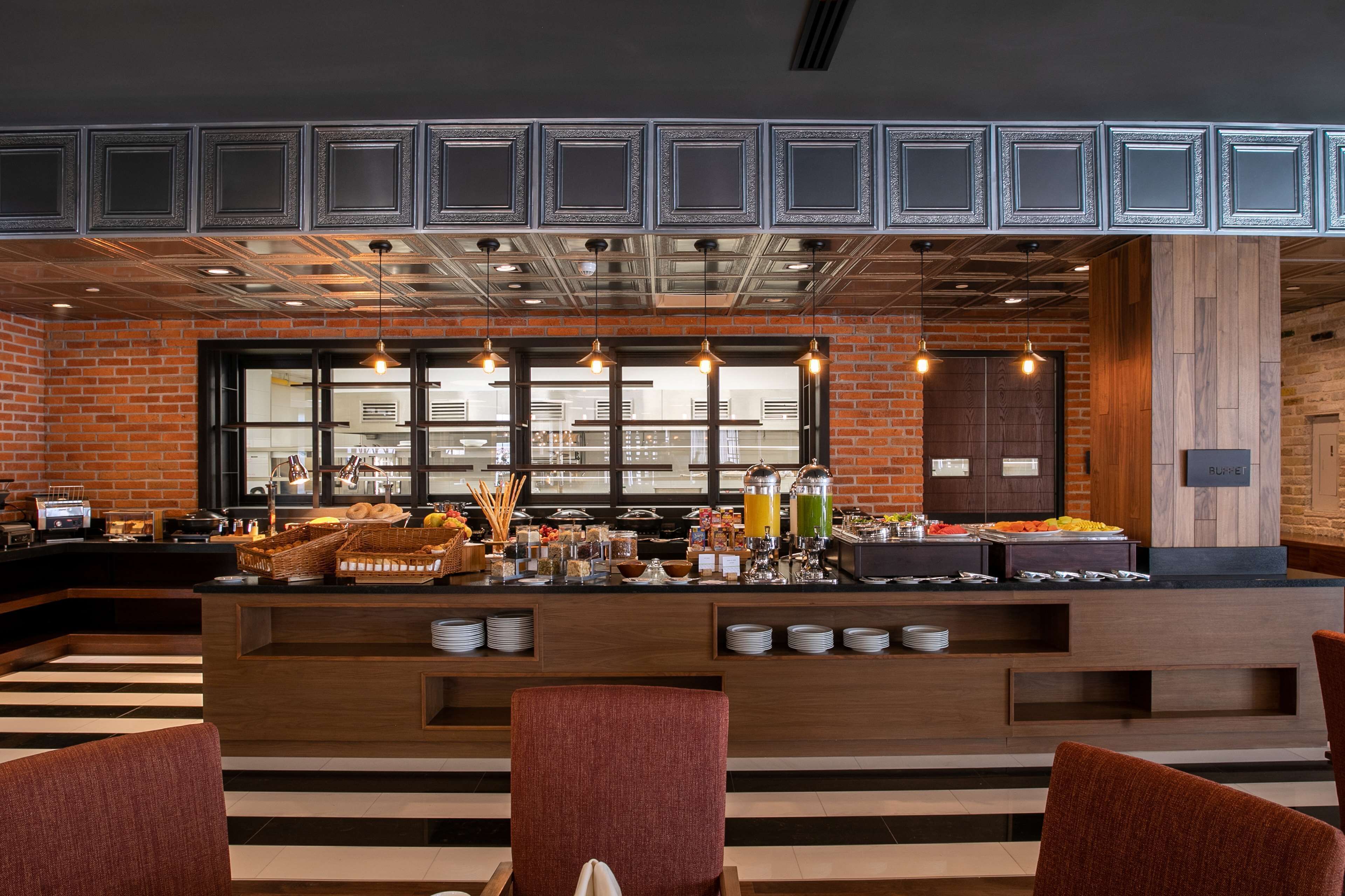 daily buffet breakfast for a fee