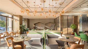 Breakfast, lunch, dinner served; local and international cuisine