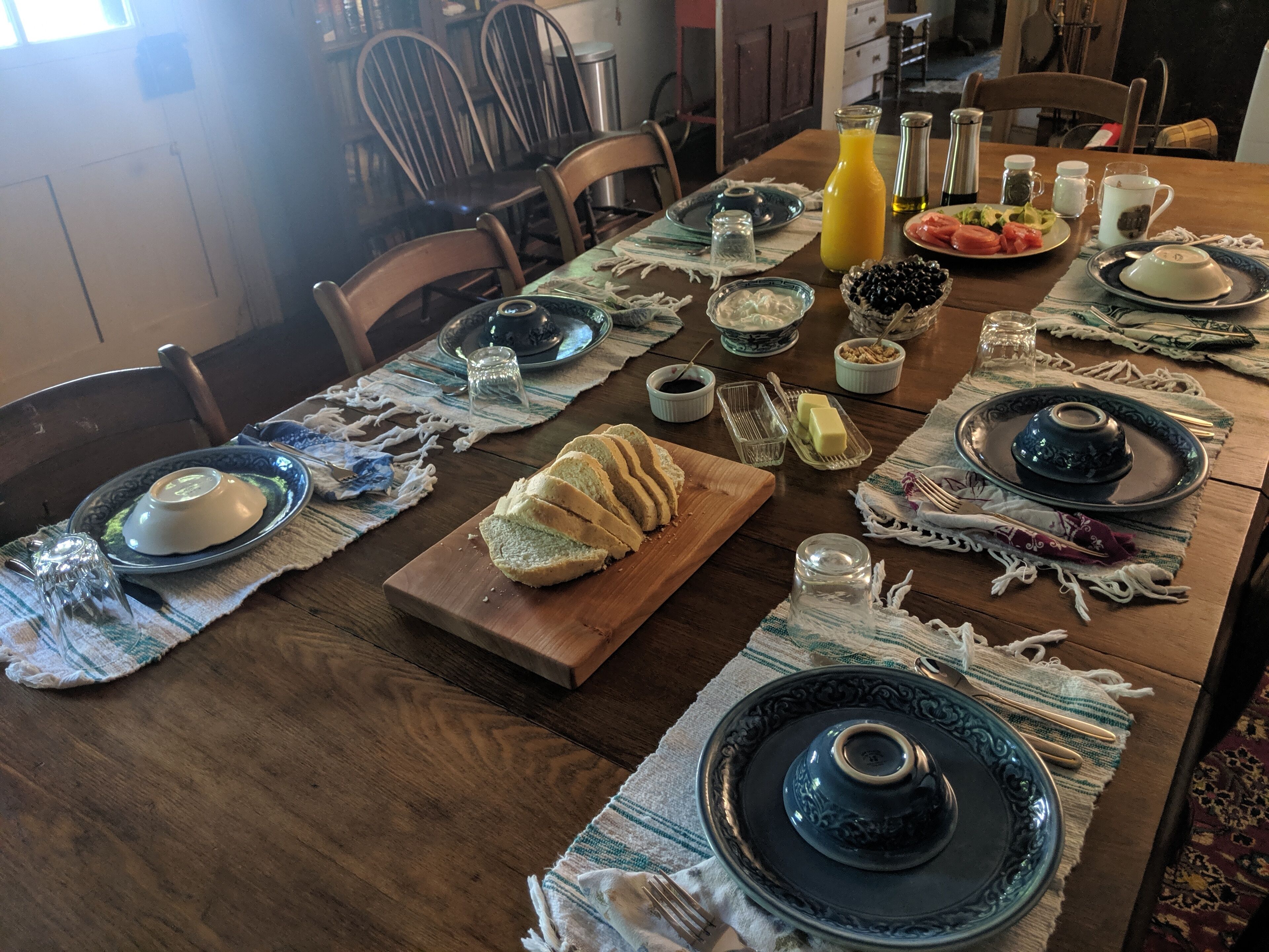 Free daily full breakfast