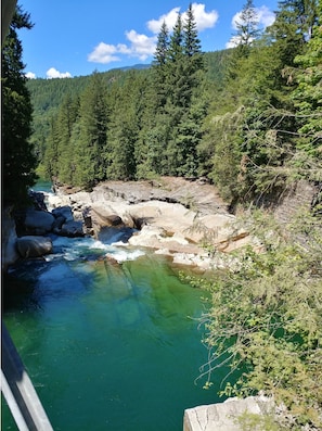 Vue depuis l’hébergement
