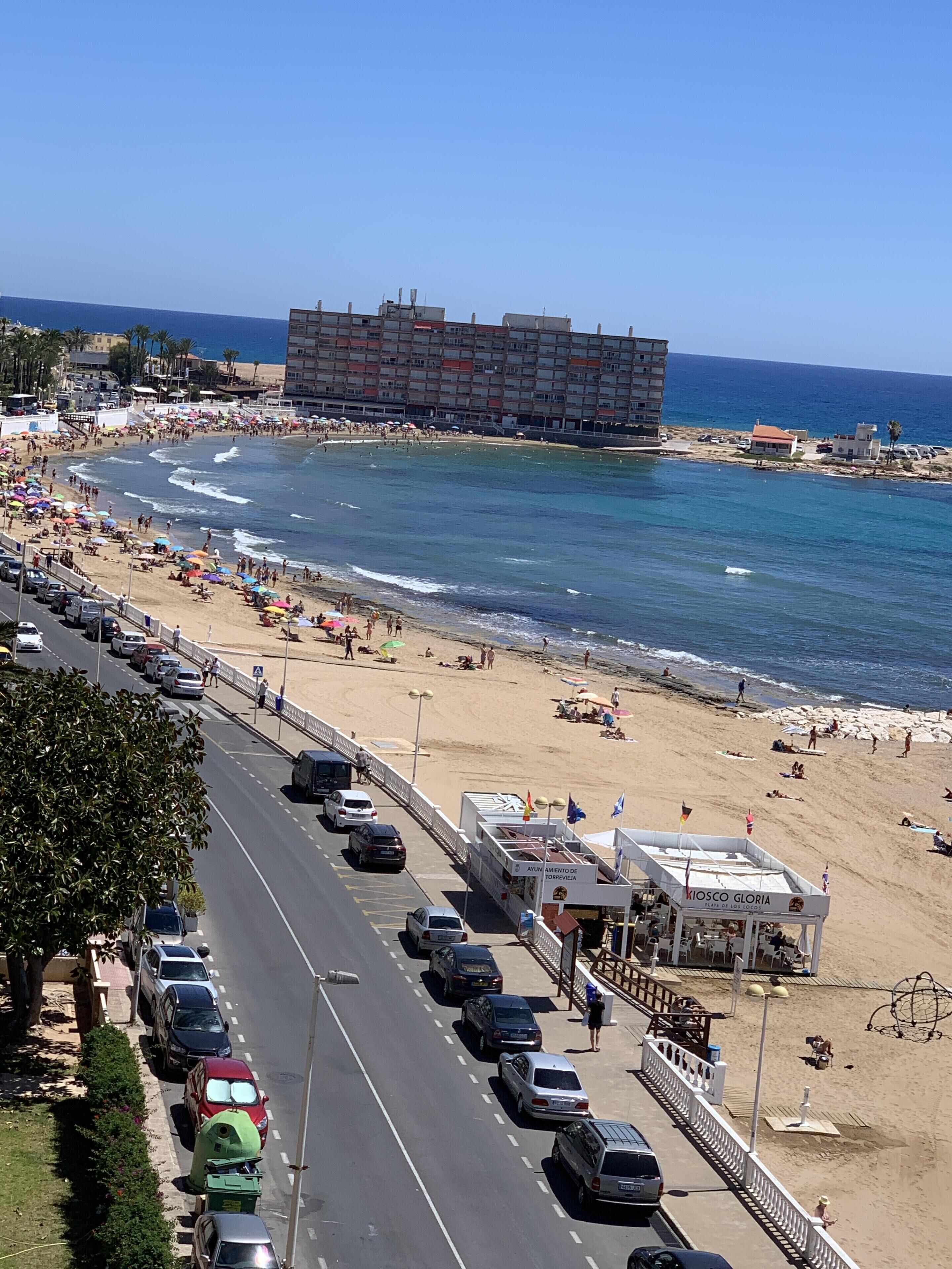 En la playa, toallas de playa