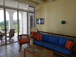 TV, DVD player, livros