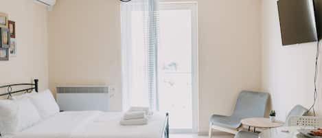 1 makuuhuone, silitysrauta/-lauta, Wi-Fi, vuodevaatteet