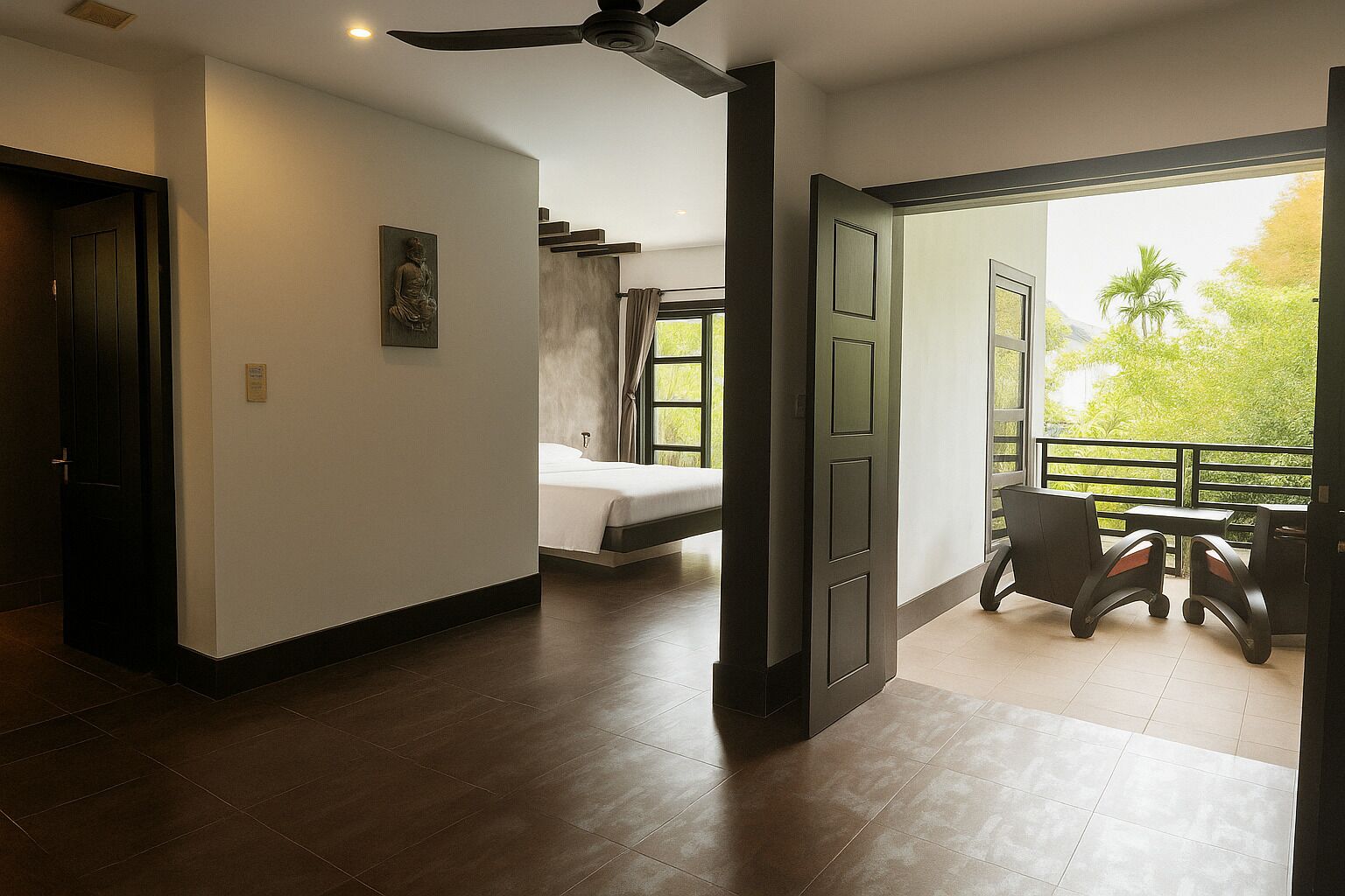 ห้องเอ็กเซกคิวทีฟดับเบิล | 1 ห้องนอน, ห้องพักตกแต่งอย่างมีเอกลักษณ์, ตกแต่งพิเศษโดยเฉพาะ