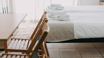 1 slaapkamer, een bureau, een strijkplank/strijkijzer, wifi