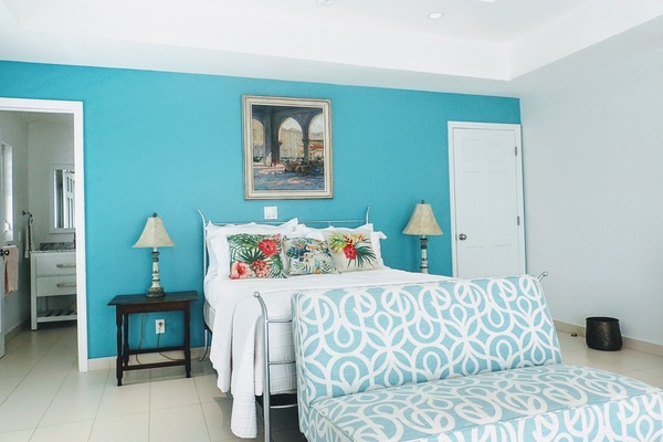 Relax in the master bedroom