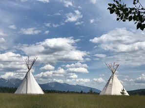 Property grounds - River LodgeTipi's at Stepping Stone (Bigfork)