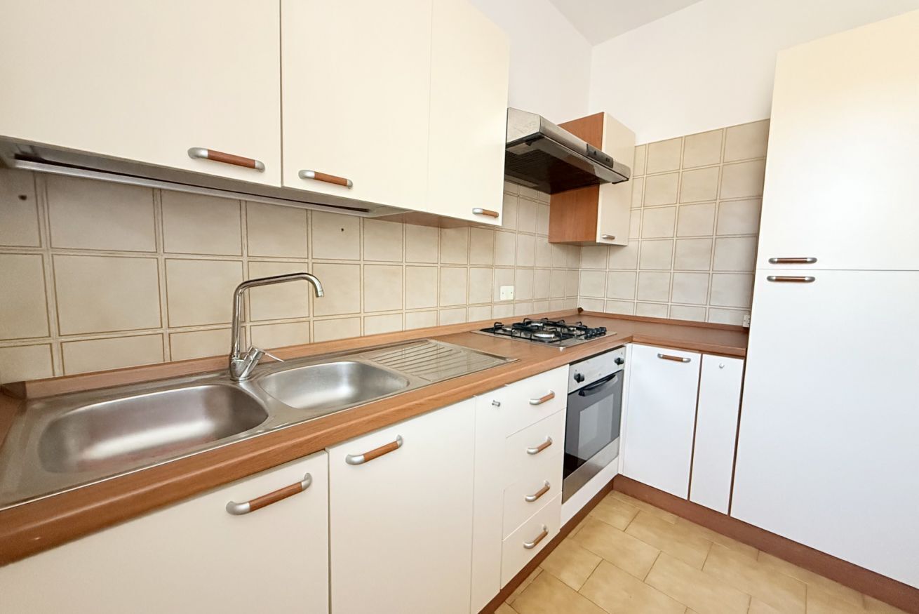 Fridge, dining tables