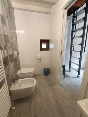 Haartrockner, Handtücher, Seife, Shampoo