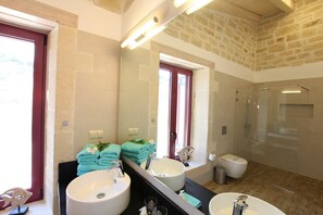 Regadera, amenidades de baño ecológicas, secadora de cabello, toallas 