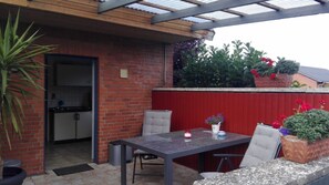 Outdoor dining - Vacation apartment Opitz, Germany (Kappeln)