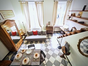 Apartment, 1 Bedroom | Living area | TV - Caratteristica Dimora Degli Incrociati (Genoa)