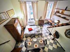 Living area - Caratteristica Dimora Degli Incrociati (Genoa)