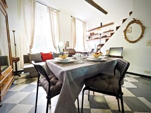 Apartment, 1 Bedroom | Living area | TV - Caratteristica Dimora Degli Incrociati (Genoa)