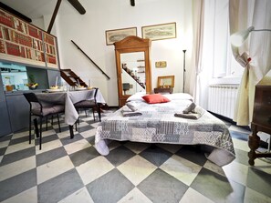 Apartment, 1 Bedroom | Living area | TV - Caratteristica Dimora Degli Incrociati (Genoa)