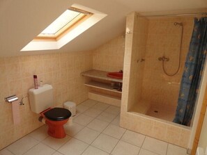 Bathtub, hair dryer