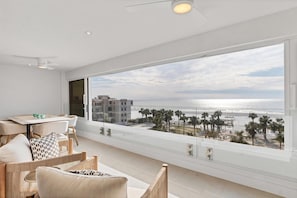 Outdoor dining - Horizons West #306 has a Fantastic Gulf View from this 2 Bedroom, 2 Bath Condo on Siesta Key! (Sarasota)