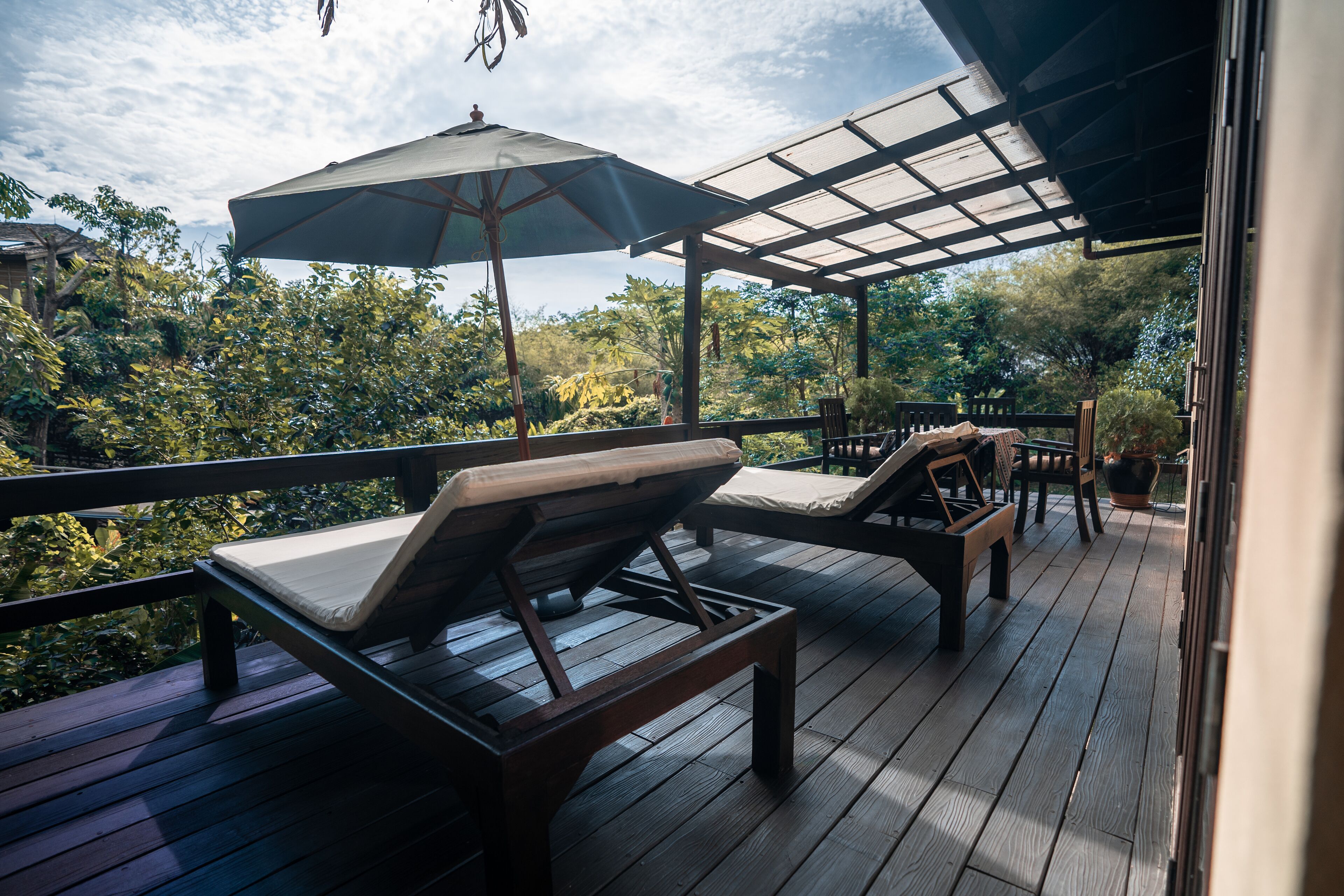 วิลล่าสำหรับครอบครัว | ลานระเบียง/นอกชาน